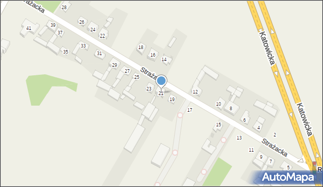 Rzeniszów, Strażacka, 21, mapa Rzeniszów