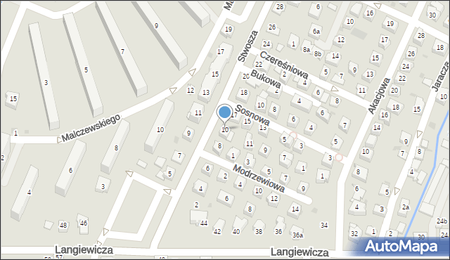 Rzeszów, Stwosza Wita, 10, mapa Rzeszów