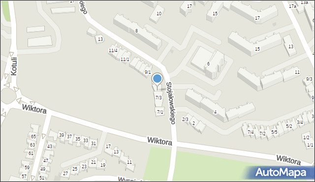 Rzeszów, Stojałowskiego Stanisława, ks., 7/4, mapa Rzeszów
