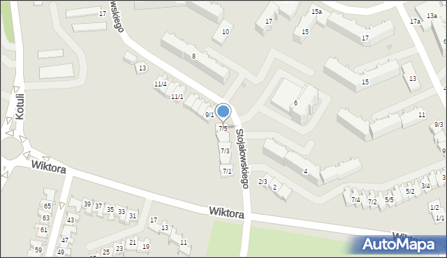 Rzeszów, Stojałowskiego Stanisława, ks., 7/5, mapa Rzeszów