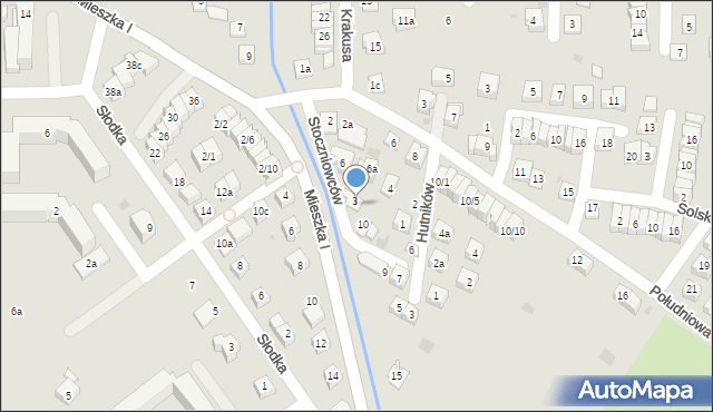 Rzeszów, Stoczniowców, 3a, mapa Rzeszów