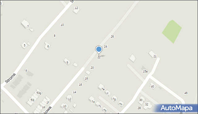 Rzeszów, Stokowa, 22, mapa Rzeszów