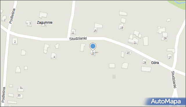 Rzeszów, Studzianki, 10, mapa Rzeszów