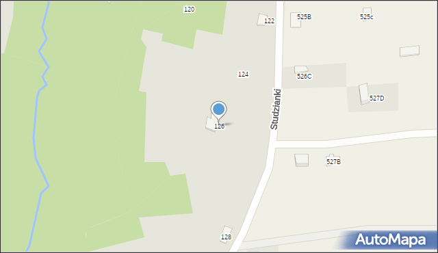 Rzeszów, Studzianki, 126, mapa Rzeszów