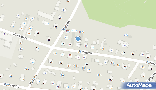 Rzeszów, Stączka Jana, ks., 102i, mapa Rzeszów