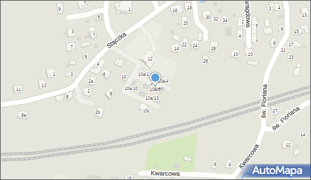 Rzeszów, Stączka Jana, ks., 10a/6, mapa Rzeszów