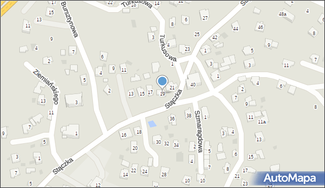 Rzeszów, Stączka Jana, ks., 19, mapa Rzeszów