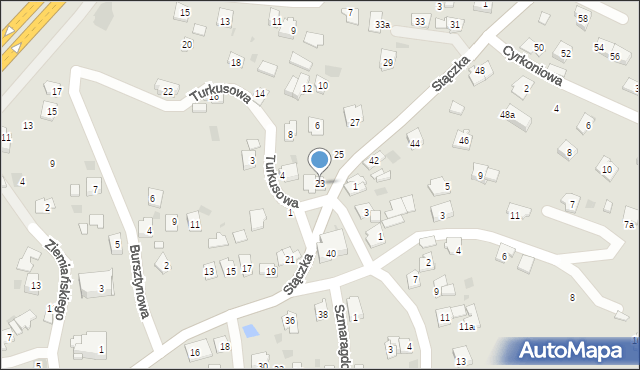 Rzeszów, Stączka Jana, ks., 23, mapa Rzeszów