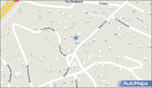 Rzeszów, Stączka Jana, ks., 25, mapa Rzeszów