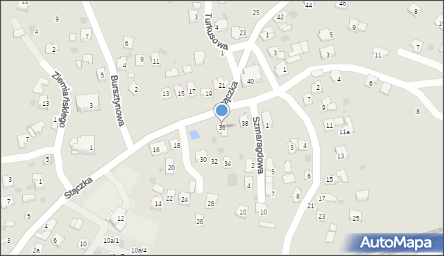 Rzeszów, Stączka Jana, ks., 36, mapa Rzeszów