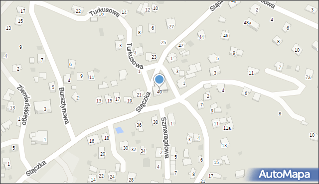 Rzeszów, Stączka Jana, ks., 40, mapa Rzeszów