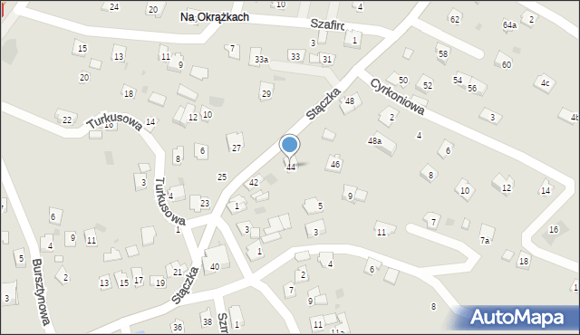 Rzeszów, Stączka Jana, ks., 44, mapa Rzeszów
