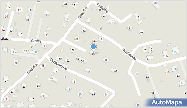 Rzeszów, Stączka Jana, ks., 60, mapa Rzeszów