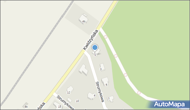Sadlinki, Strumykowa, 1, mapa Sadlinki