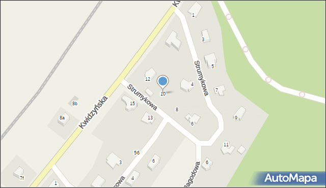 Sadlinki, Strumykowa, 10, mapa Sadlinki