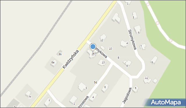 Sadlinki, Strumykowa, 15, mapa Sadlinki