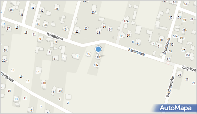 Sadowa, Strzelecka, 63, mapa Sadowa