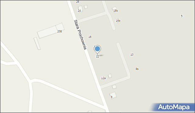 Sandomierz, Stara Prochownia, 12, mapa Sandomierza