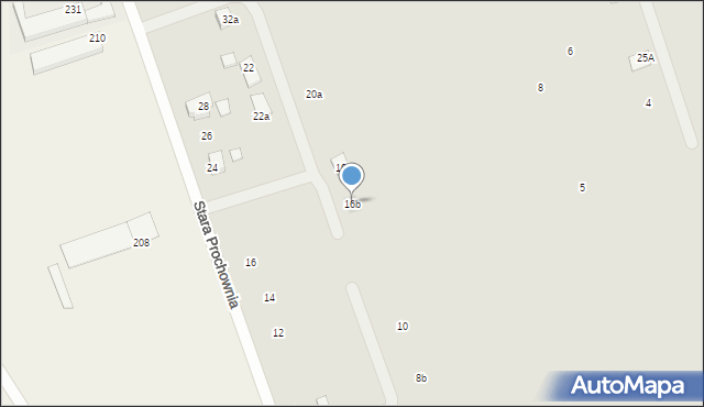 Sandomierz, Stara Prochownia, 16b, mapa Sandomierza