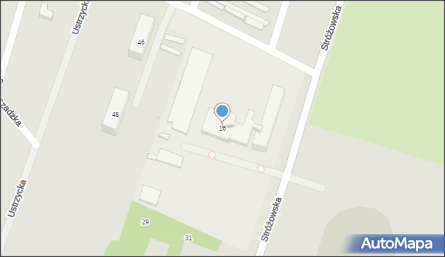 Sanok, Stróżowska, 16, mapa Sanok