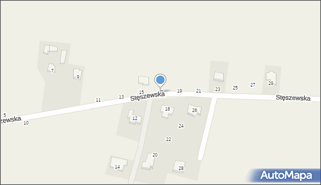 Sapowice, Stęszewska, 17, mapa Sapowice