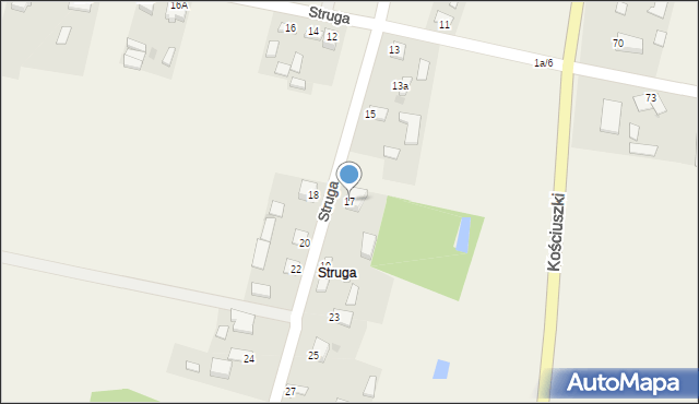 Secemin, Struga, 17, mapa Secemin