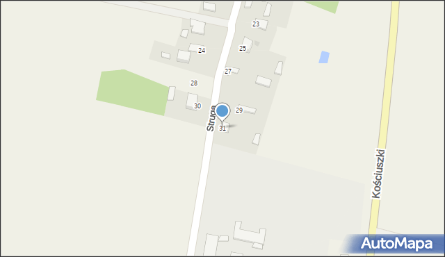 Secemin, Struga, 31, mapa Secemin