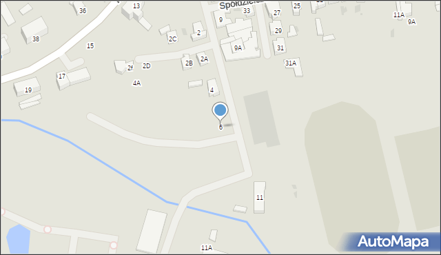 Sianów, Strzelecka, 6, mapa Sianów