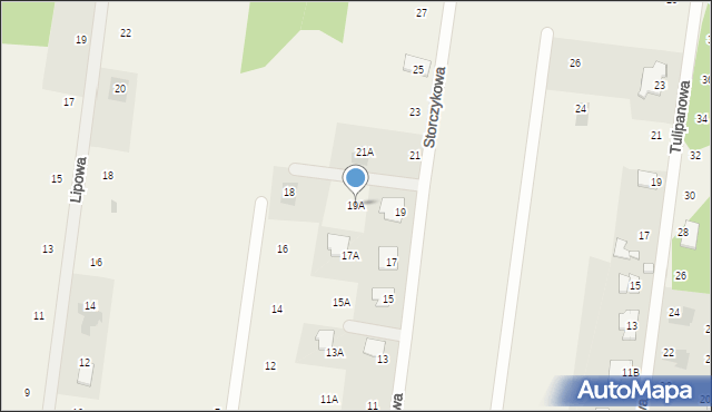 Siczki, Storczykowa, 19A, mapa Siczki