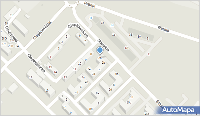 Siechnice, Staszica Stanisława, 2a, mapa Siechnice