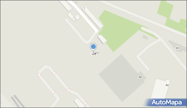 Siedlce, Starzyńskiego Stefana, 12B, mapa Siedlce