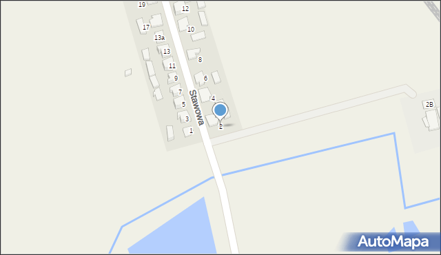 Sieraków Śląski, Stawowa, 2, mapa Sieraków Śląski
