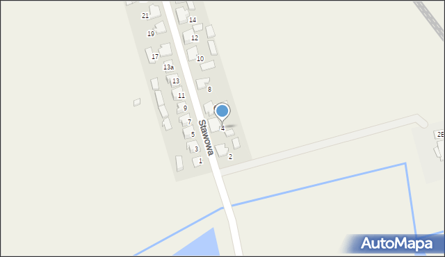 Sieraków Śląski, Stawowa, 4, mapa Sieraków Śląski