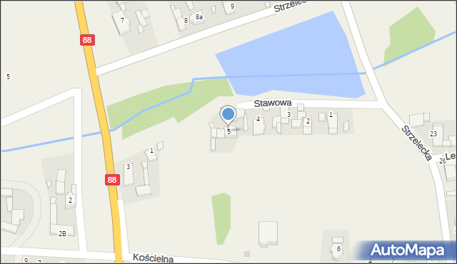 Sieroniowice, Stawowa, 5, mapa Sieroniowice