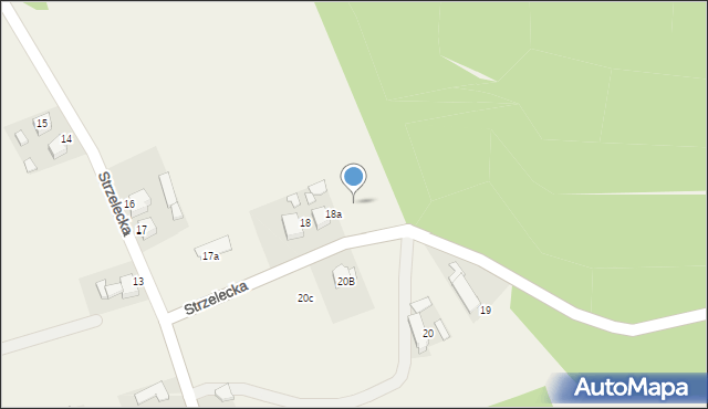 Sieroniowice, Strzelecka, 18b, mapa Sieroniowice