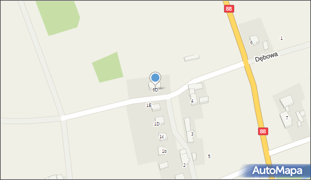 Sieroniowice, Strzelecka, 6D, mapa Sieroniowice