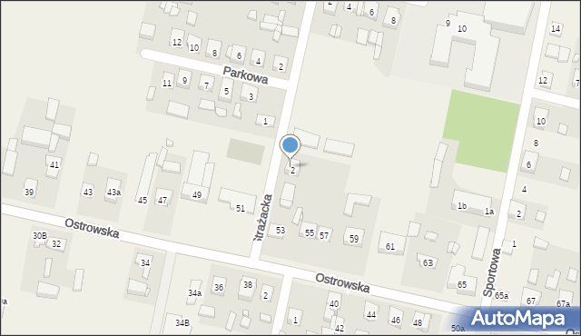 Sieroszewice, Strażacka, 4, mapa Sieroszewice