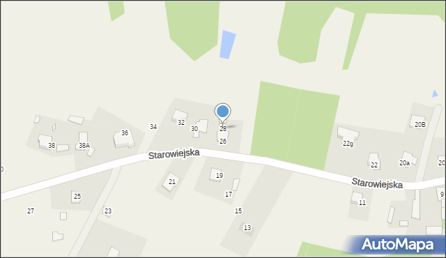 Sierzchów, Starowiejska, 28, mapa Sierzchów