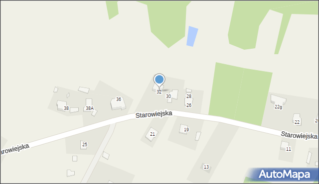 Sierzchów, Starowiejska, 32, mapa Sierzchów