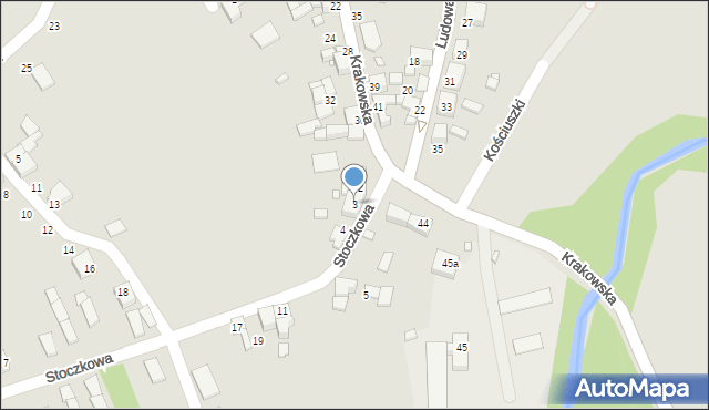 Siewierz, Stoczkowa, 3, mapa Siewierz