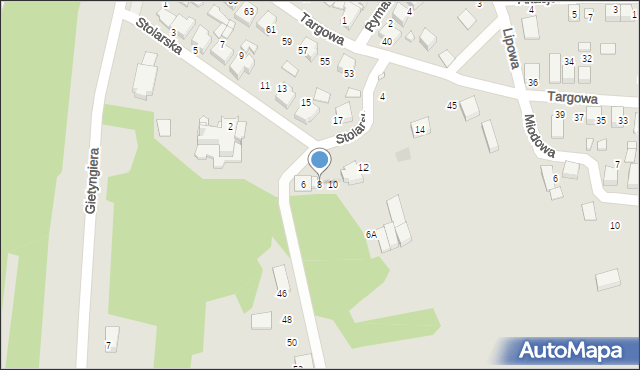 Siewierz, Stolarska, 8, mapa Siewierz