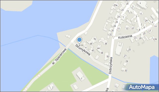 Skępe, Strumykowa, 6, mapa Skępe