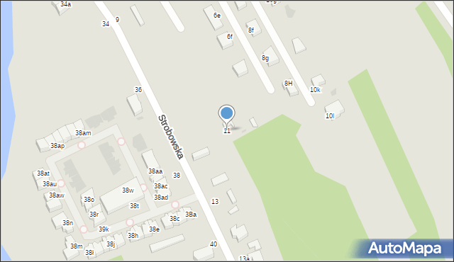 Skierniewice, Strobowska, 11, mapa Skierniewic