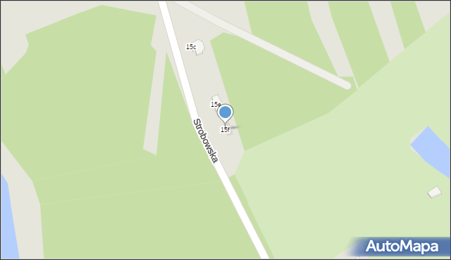 Skierniewice, Strobowska, 15f, mapa Skierniewic