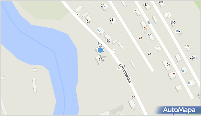 Skierniewice, Strobowska, 34b, mapa Skierniewic