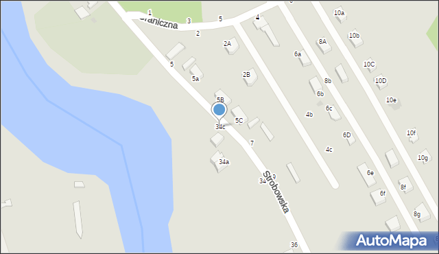 Skierniewice, Strobowska, 34c, mapa Skierniewic