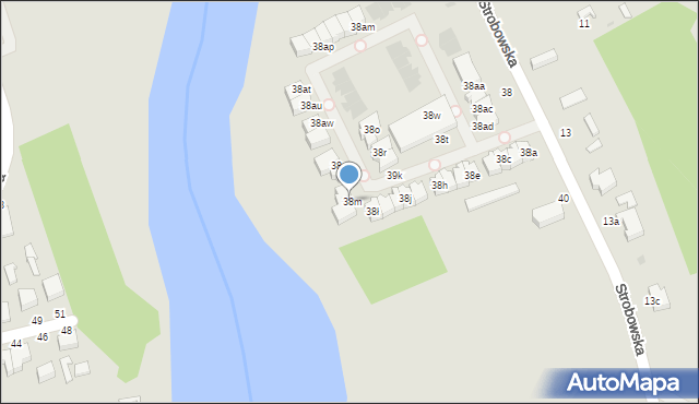 Skierniewice, Strobowska, 38m, mapa Skierniewic