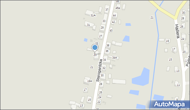 Skórcz, Starogardzka, 23, mapa Skórcz