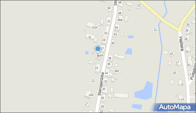 Skórcz, Starogardzka, 25, mapa Skórcz