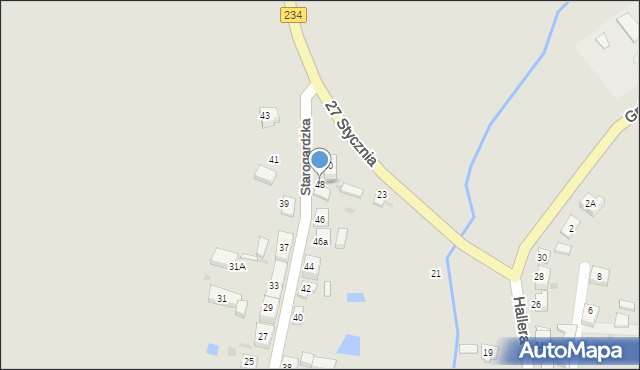 Skórcz, Starogardzka, 48, mapa Skórcz